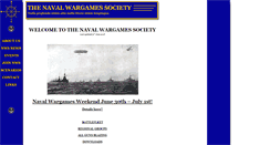 Desktop Screenshot of navalwargamessociety.org