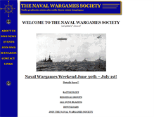 Tablet Screenshot of navalwargamessociety.org